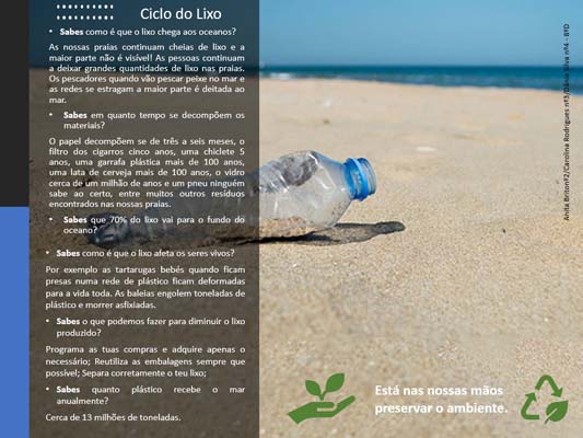 10 Ciclo do Lixo 8ºD