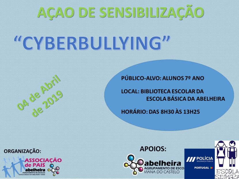 Ação de sensibilização &quot;Cyberbullying&quot;