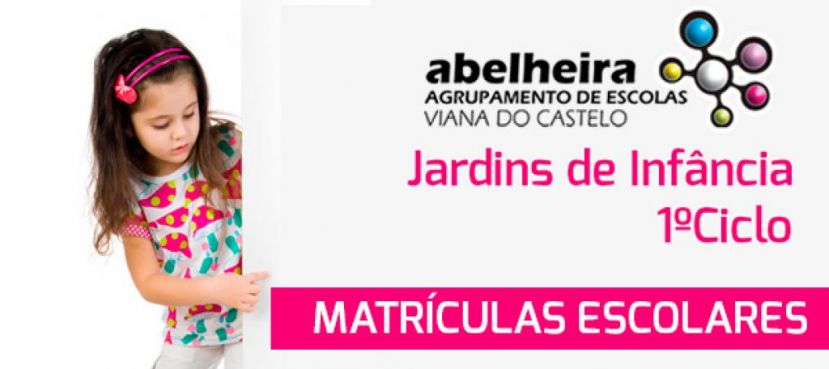 Matrículas Pré-escolar e 1.º Ciclo
