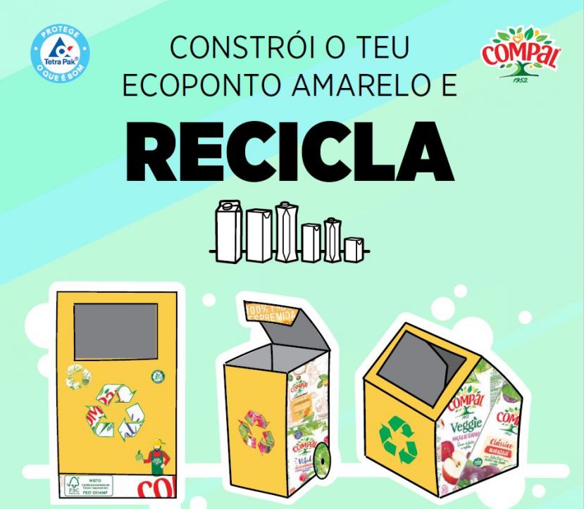 Novo projeto Tetrapak : constrói um ecoponto amarelo