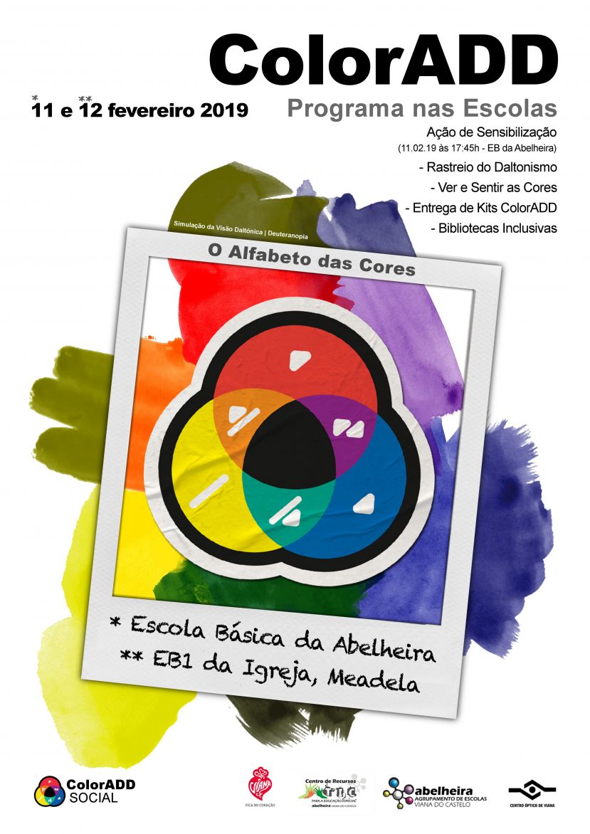 Associação ColorADD.Social: &quot;Programa nas Escolas&quot;