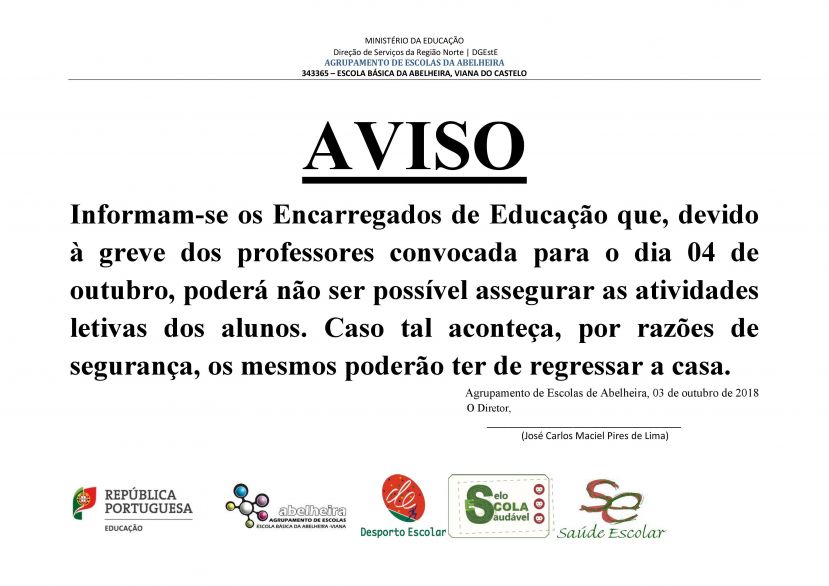 Greve de professores
