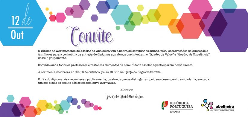 Convite &quot;Dia do Diploma&quot;