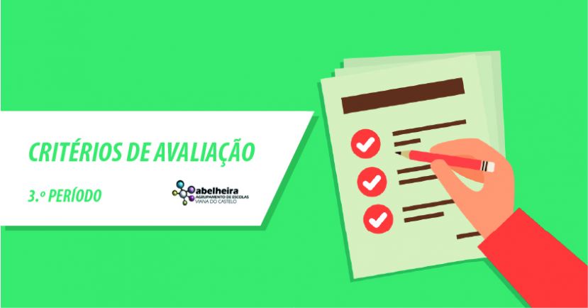 Critérios de avaliação 3.º Período - 2019.20