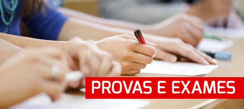 Calendário das Provas 2015