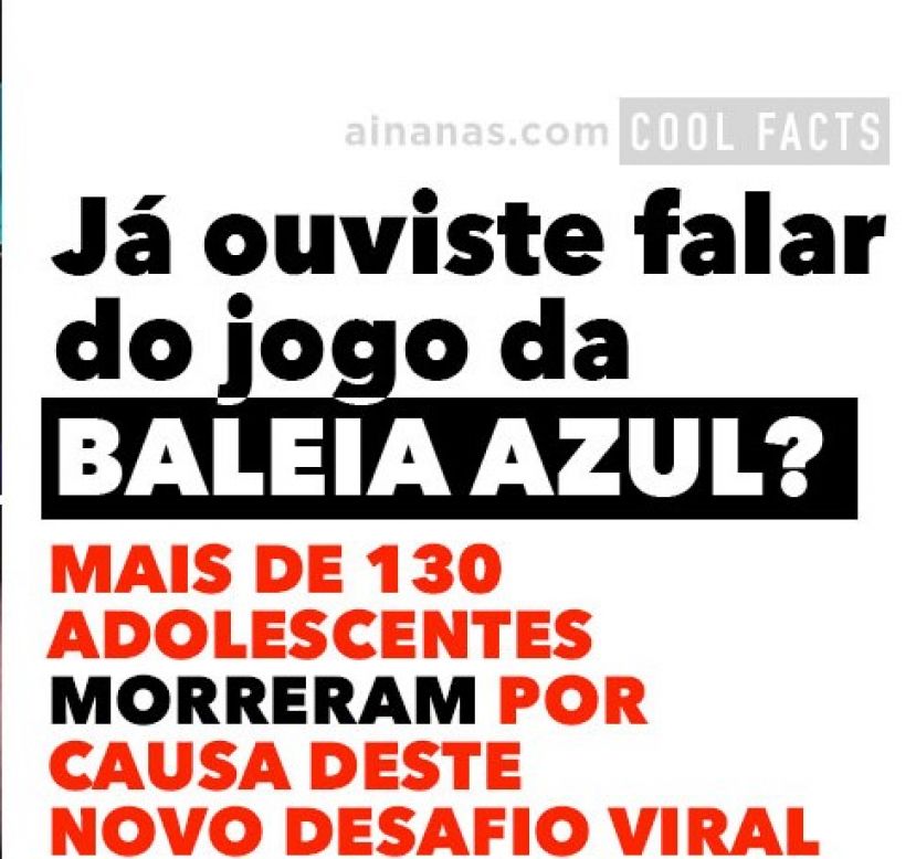 Jogo online “Baleia Azul”