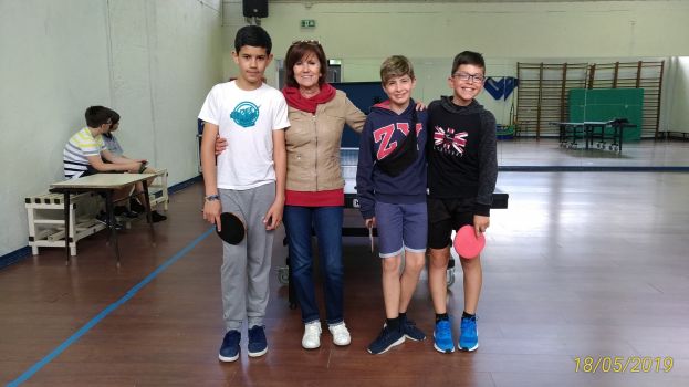 A equipa de Ténis de Mesa, Consagrou-se Vice-Campeã Distrital 2018-2019
