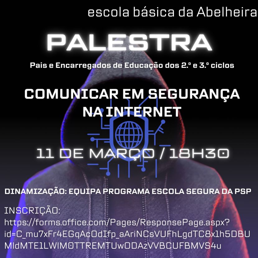 Palestra “Comunicar em Segurança – Internet”