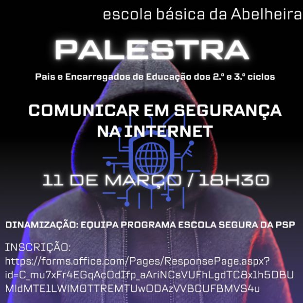 Palestra “Comunicar em Segurança – Internet”